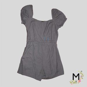 Billabong, Gray, Square Neck Romper